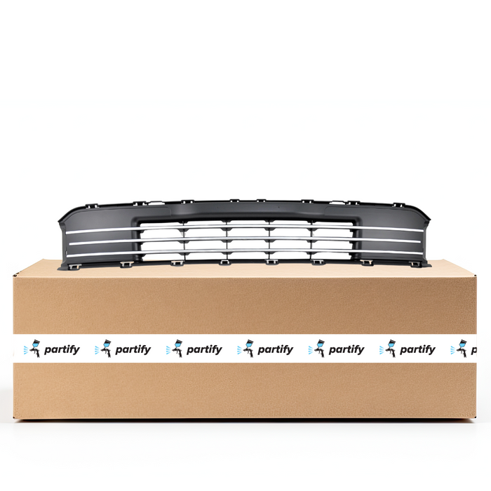 Parrilla inferior Ford Flex con barras de estacionamiento activas y detalles en níquel satinado, modelo Se/Sel - FO1036151