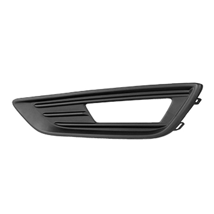 Ford Focus SE/SE Appearance/SE Luxury Front Driver Side Bumper Insert W/O Appearance Pkg Fog Lamp Bezel For Use W/Fog Lamps - FO1038151