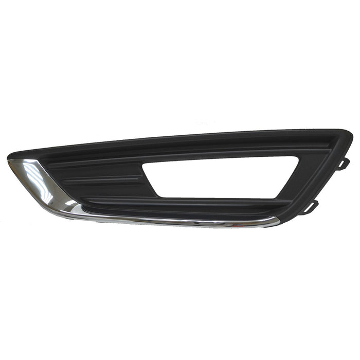 Ford Focus Titanium/Titanium Plus Front Driver Side Bumper Insert Fog Lamp Bezel Chrome Trim - FO1038157