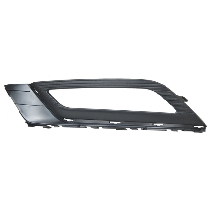 Ford Fusion Energi Platinum/Energi SE/Energi Titanium/Platinum Hybrid/S Hybrid/SE Hybrid/SE LUX Hybrid/Titanium Hybrid Front Driver Side Bumper Insert Fog Lamp Bezel For Use W/Fog Lamps Low Gloss - FO1038167