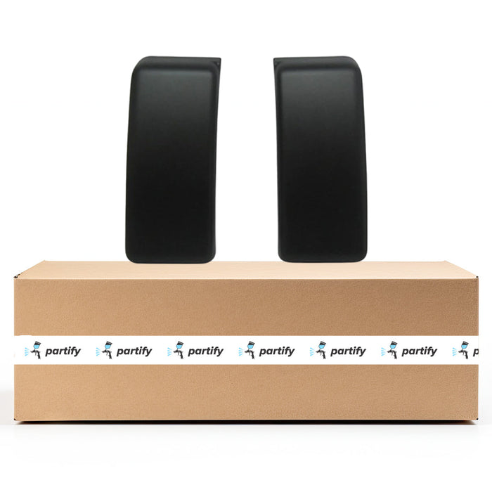 Ford F-150 CAPA Certified Front Bumper Guard Bumper Pad Set W/O License Plate Mount Textured - FO1053100C