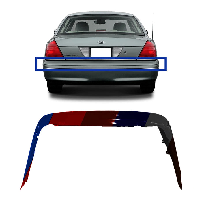 Ford Crown Victoria CAPA Certified Rear Bumper - FO1100279C