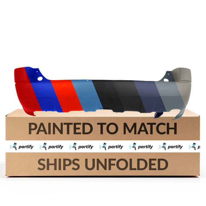 Ford Escape XLS/XLT Rear Bumper W/O Roof Rack W/O Wheel Lip Molding Matte-Gray - FO1100406