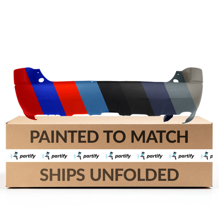 Ford Escape XLS/XLT CAPA Certified Rear Bumper W/O Roof Rack W/O Wheel Lip Molding Matte-Gray - FO1100407C