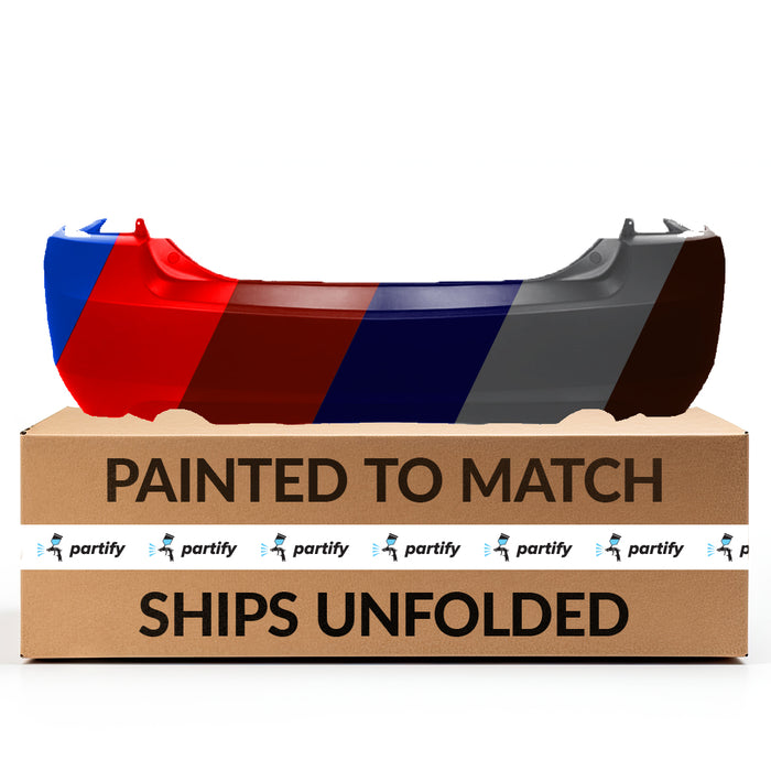 Parachoques trasero para Ford Fusion 3.0L sin orificios para sensores - FO1100593