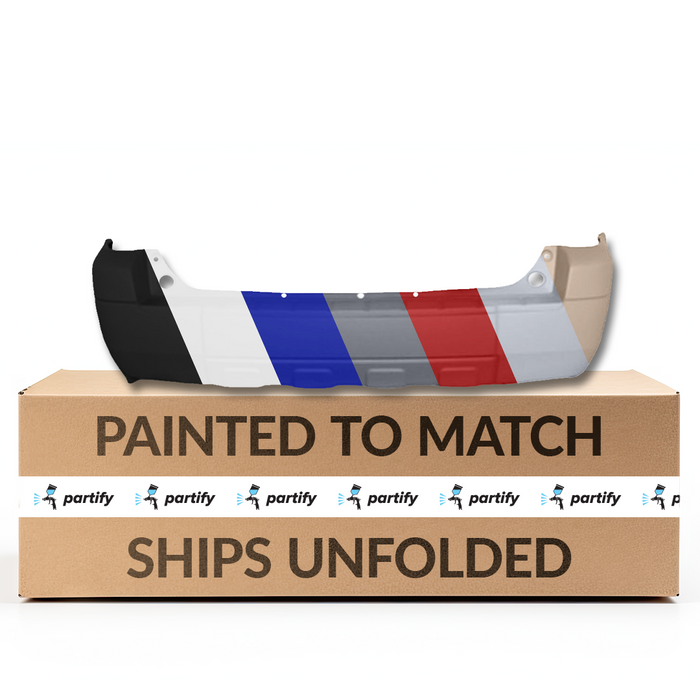 Ford Escape CAPA Certified Rear Bumper W/O No Boundries Pkg W/O Appearance Pkg Xlt W/Hitch - FO1100635C