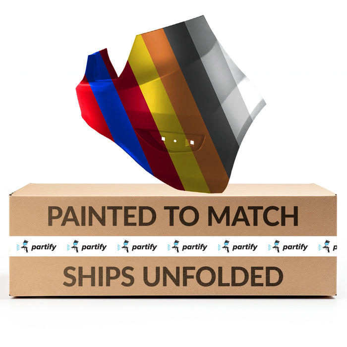 Parachoques trasero para Ford Fiesta Hatchback sin sensores de objetos - FO1100674