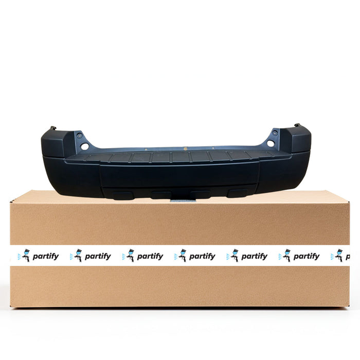 Ford Escape XLS/XLT/XLT Deportivo/XLT No Boundaries/XLT Sport CAPA Certified Rear Bumper W/O No Boundries Pkg W/Flares W/Tow Textured - FO1100682C