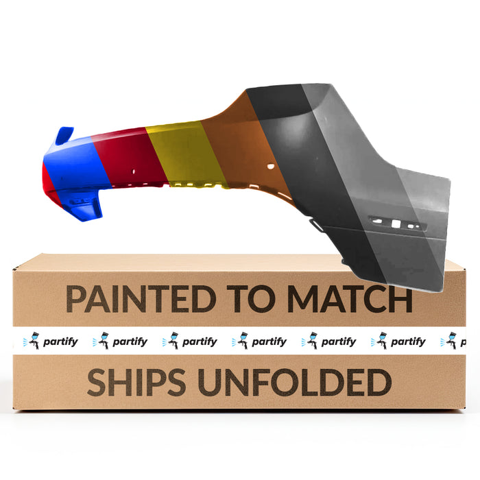 Lincoln MKZ Rear Bumper W/Rear Object Sensors W/O Active Park Assist 4 Sensor Holes - FO1100699