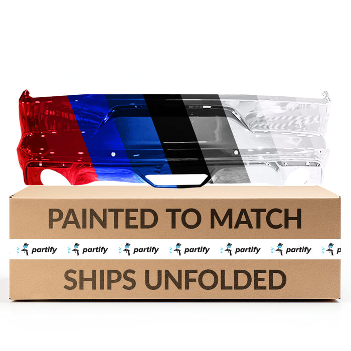 Parachoques trasero con certificación CAPA para Ford Mustang (motor no 5.0L) con orificios para sensores - FO1100709C