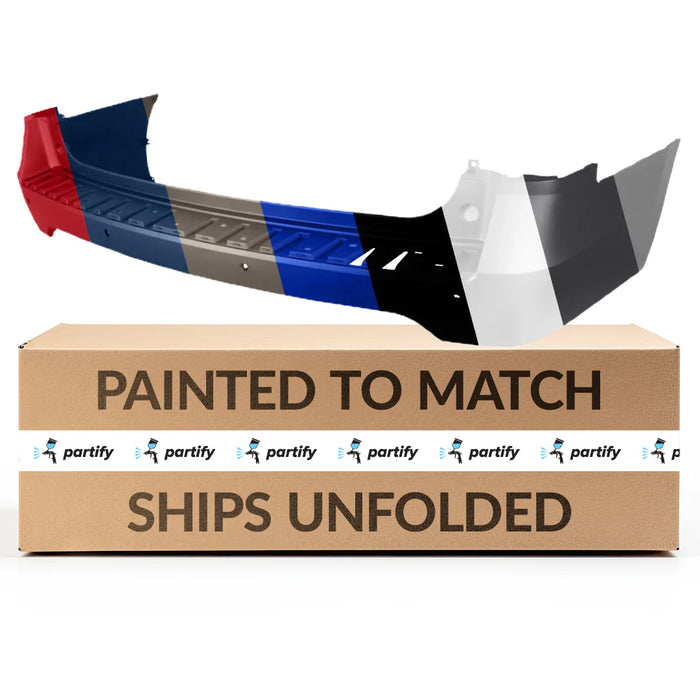 Ford Expedition Rear Bumper With Park Assist Sensor Holes & Without Auto Park Holes - FO1100742