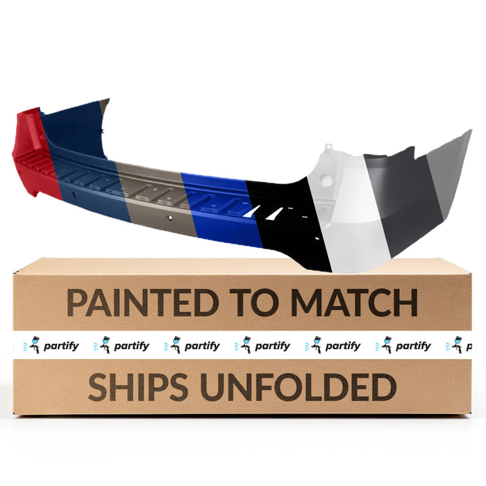 Ford Expedition Max CAPA Certified Rear Bumper With Sensor Holes & Without Auto Park Holes - FO1100743C