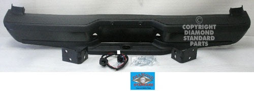 Ford Explorer Rear Bumper Assembly Includes Pads/Brackets/Hardware/Lic. Lamp W/ Pads W/O Bu Sens. - FO1101134