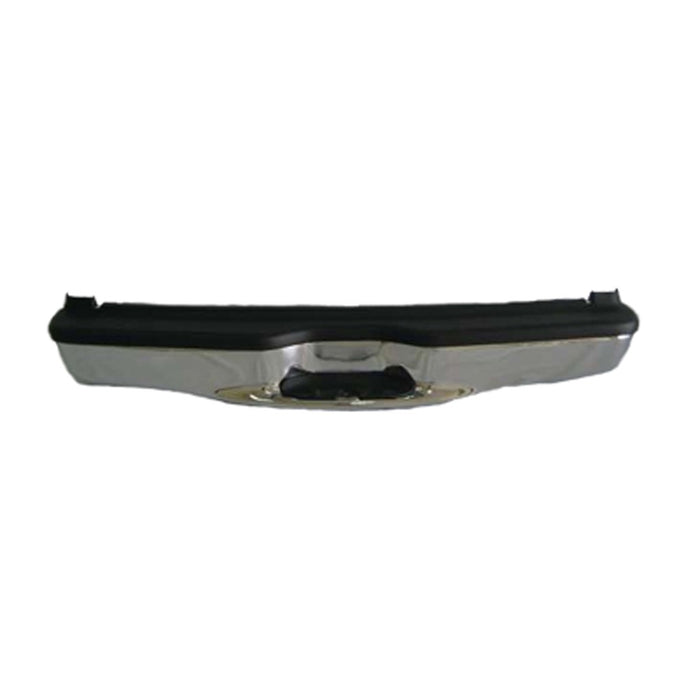 Ford Explorer Rear Bumper Assembly Includes Pads/Brackets/Hardware/Lic. Lamp Bright W/ Pads W/O Bu Sens - FO1101137