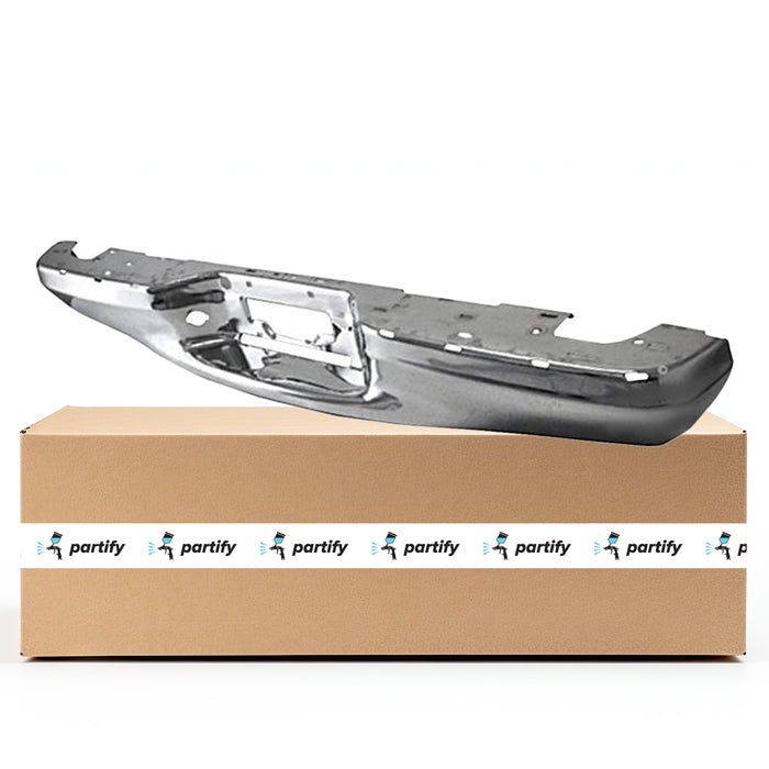 Barra frontal para parachoques trasero de Ford F-150, color brillante, para camioneta de cabina doble - FO1102319