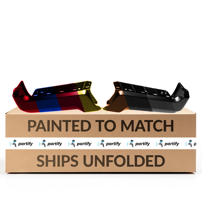 Ford F250/F350/F450/F550 CAPA Certified Rear Bumper Ends Without Sensor Holes - FO1102384C