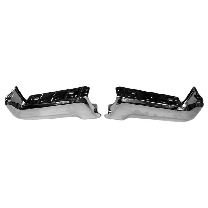 Ford F-250 Super Duty/F-350 Super Duty Rear Bumper Face Bar W/O Parking Aid Sensors Chrome - FO1102386