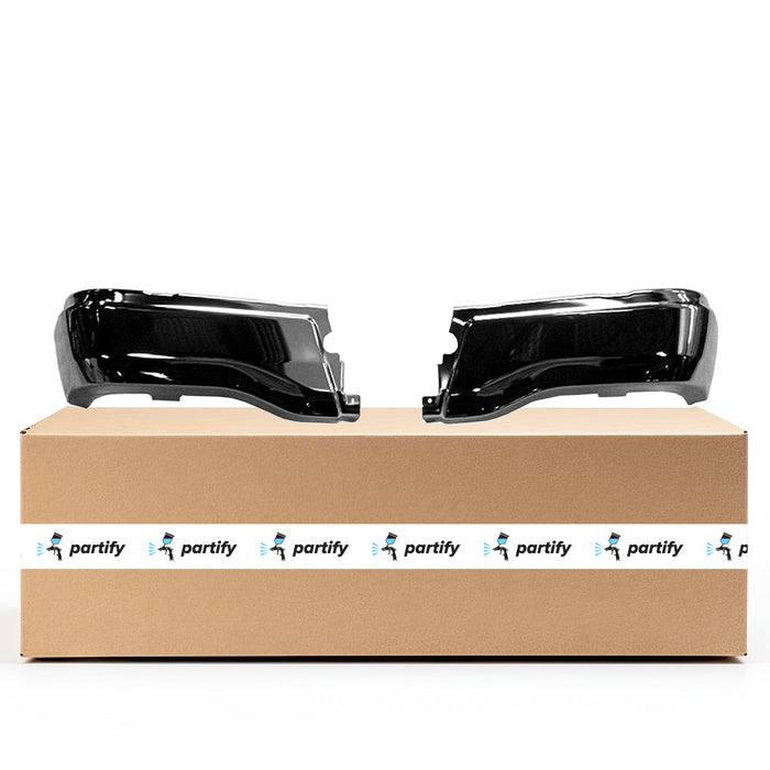 Ford Ranger CAPA Certified Rear Bumper Face Bar W/O Rear Parking Aid Chrome - FO1102394C