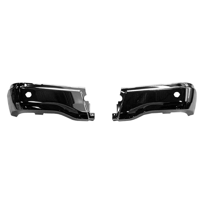 Ford Ranger Rear Bumper Face Bar W/Rear Parking Aid Chrome - FO1102395