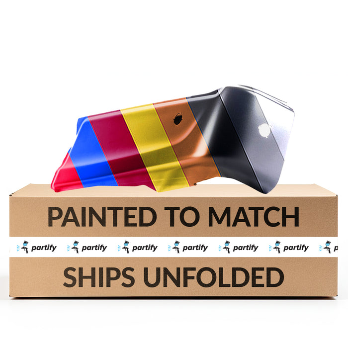 Barra frontal de parachoques trasero OEM para Ford F-150 (juego de 2 piezas, izquierda/derecha) con asistencia de estacionamiento trasera OEM; sin asistencia activa de estacionamiento - ML3Z17906BAPTM