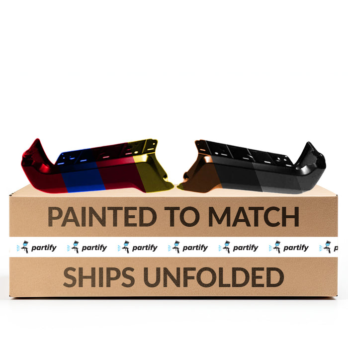 Ford F-150 CAPA Certified Rear Step Bumper Face Bar (2-Piece LH/RH Set) with CAPA Certified Rear Parking Aid; with Active Park Assist - FO1102398C