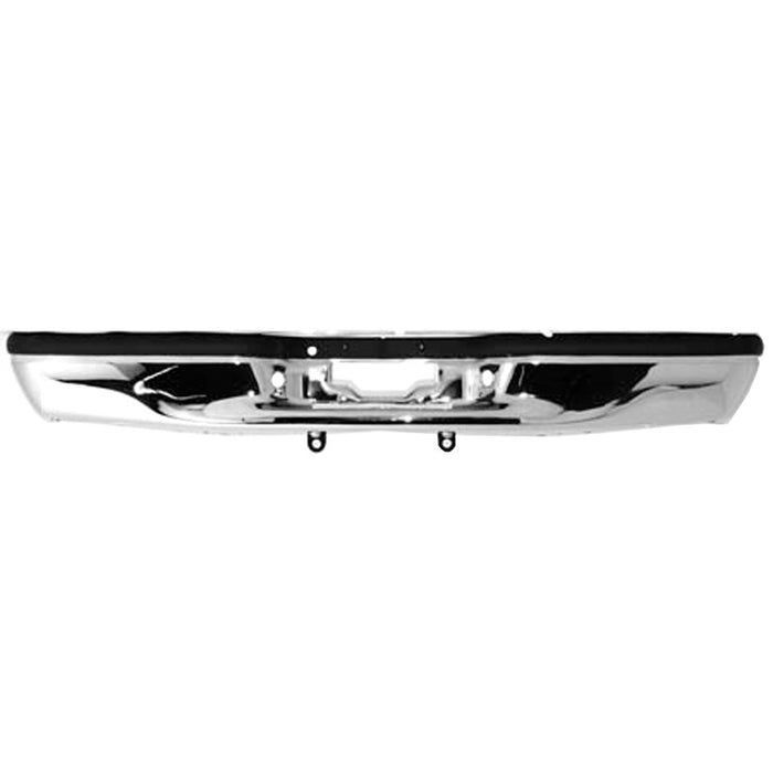 Ford F-150/F-150 Heritage Rear Bumper Assembly Chrome W/Step Pads/Brackets/Lic Lamps - FO1103103