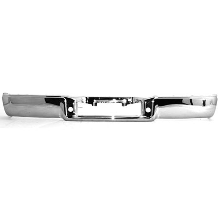 Ford F-150 Rear Bumper Assembly New Design W/O Sensor W/O Hitch Plate Bright - FO1103117