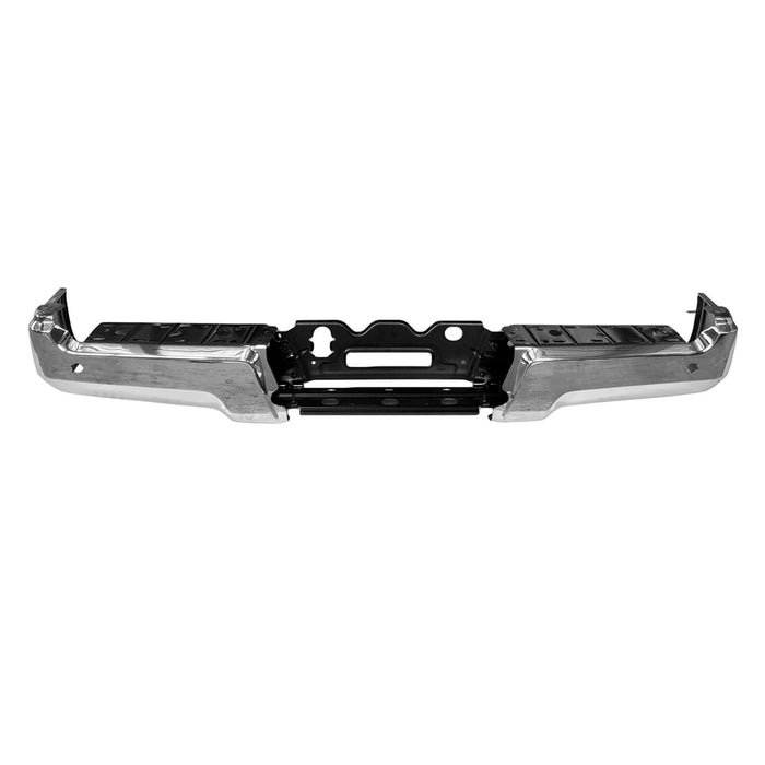 Ford F-250 Super Duty/F-350 Super Duty Rear Bumper Assembly W/Parking Aid Sensor Holes W/Reinforcement Chrome - FO1103202