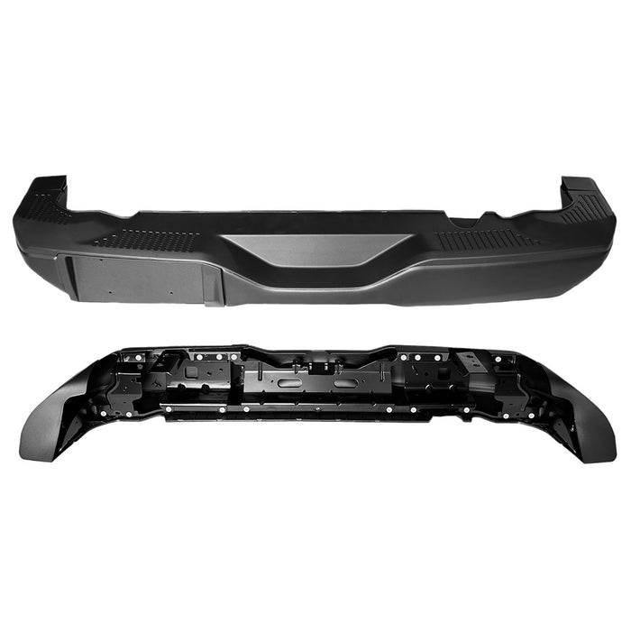 Ford Bronco Rear Bumper Assembly Steel W/O Parking Aid W/O Sasquatch Pkg W/O Refl Sheet - FO1103295