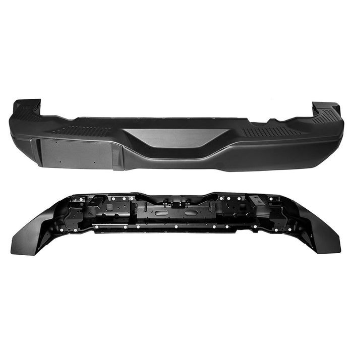 Ford Bronco Rear Bumper Assembly Steel W/O Parking Aid W/Sasquatch Pkg W/O Refl Sheet - FO1103296