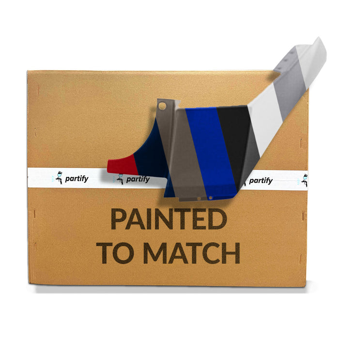 Ford Expedition Passenger Side Rear Bumper End Without Holes for Wheel Moulding - FO1105129