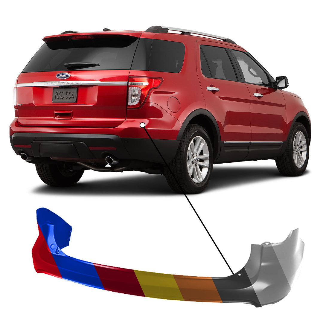 2011-2015 Ford Explorer Rear Bumper - FO1114102 — Partify