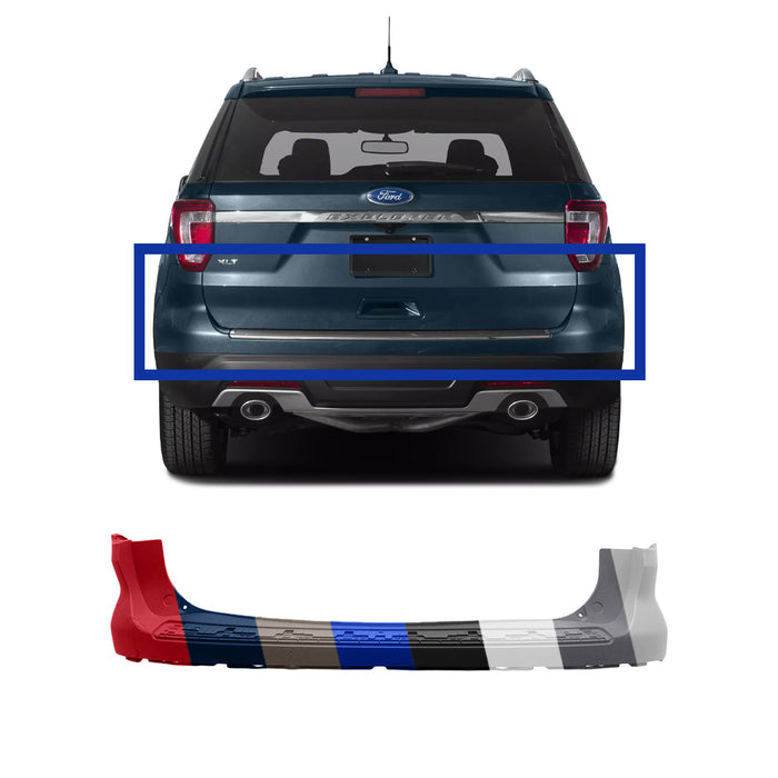 Ford Explorer CAPA Certified Rear Bumper - FO1114110C