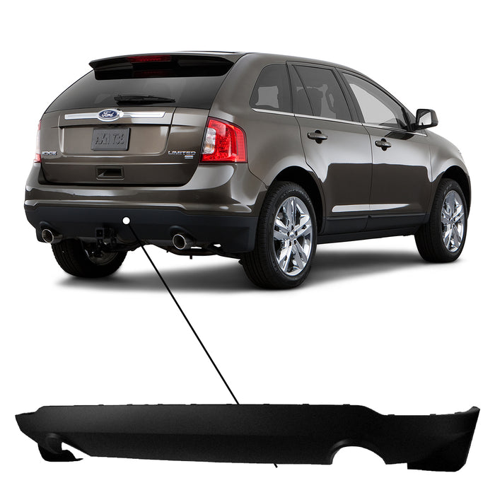 Edge Limited Rear 2011-2014 Ford Edge Limited/SE/SEL Rear Lower Bumper W/O Towing Pkg ...