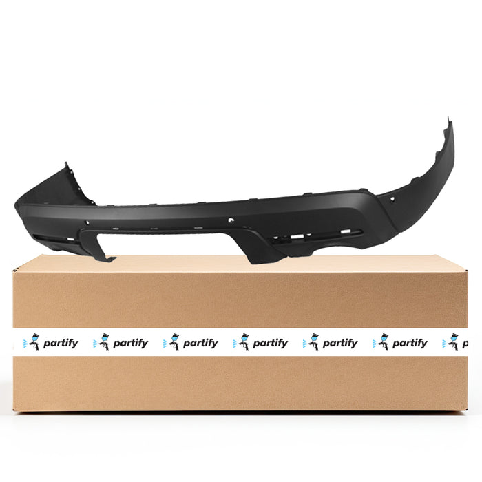 Ford Explorer CAPA Certified Rear Lower Bumper With Sensor Holes/Tow Hook Hole - FO1115103C