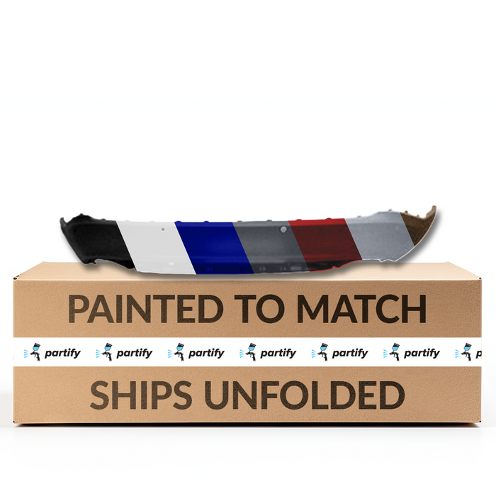 Ford Edge OEM Rear Bumper With Sensor Holes Tow Hook Hole & Without Trailer Hitch Cutout - FT4Z17K835D