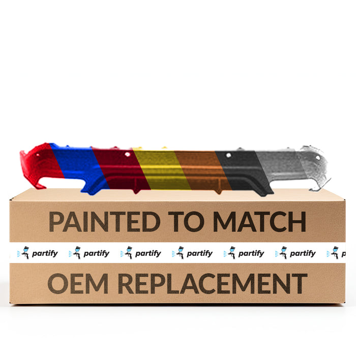 Parachoques trasero inferior Ford Edge Sport con certificación CAPA, sin orificios para sensores ni para gancho de remolque - FO1115116C