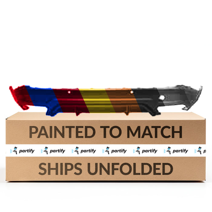 Ford Edge Sport CAPA Certified Rear Lower Bumper With Sensor Holes & With Tow Hook Hole - FO1115117C