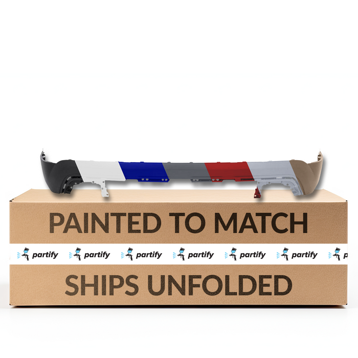 Ford Explorer CAPA Certified Rear Bumper With Two Sensor Holes - FO1115122C