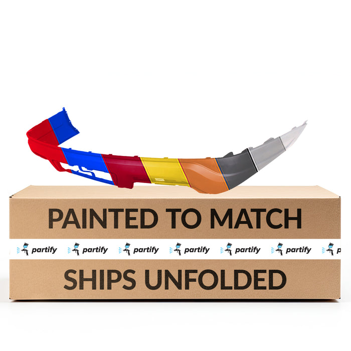 Ford Explorer CAPA Certified Rear Lower Bumper Without Sensors Holes & Without Side Molding & With Trailer Hitch - FO1115134C