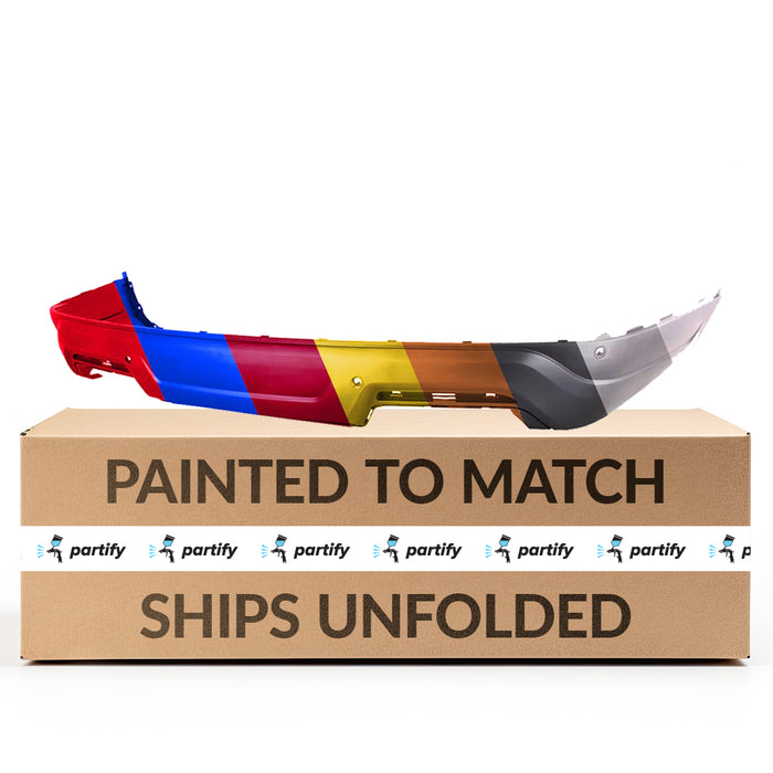 Ford Explorer OEM Rear Lower Bumper With 4 Sensors Holes & Without Side Molding & Without Trailer Hitch - JB5Z17K835AC