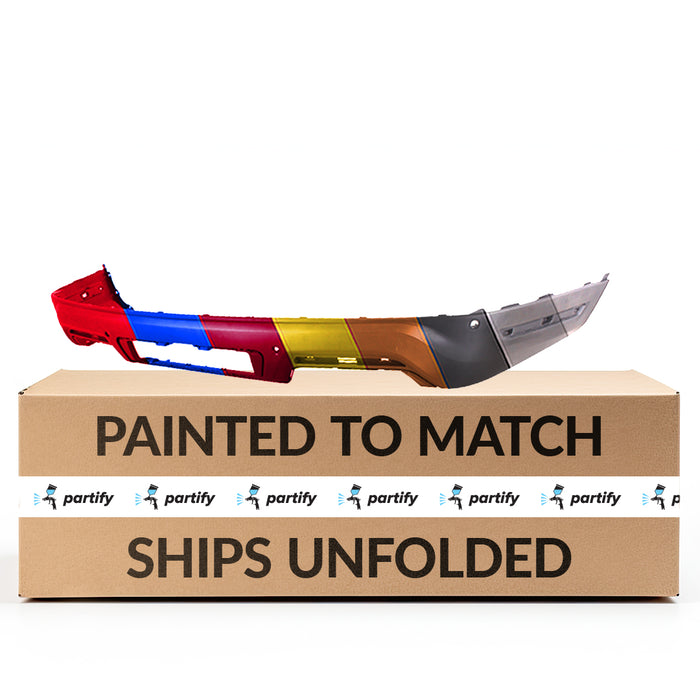 Ford Explorer OEM Rear Lower Bumper With 4 Sensors Holes & With Side Molding & With Trailer Hitch - JB5Z17K835EA