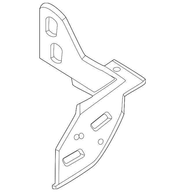 Ford F-250 Super Duty/F-350 Super Duty/F-450 Super Duty Bumper Bracket - FO1167215