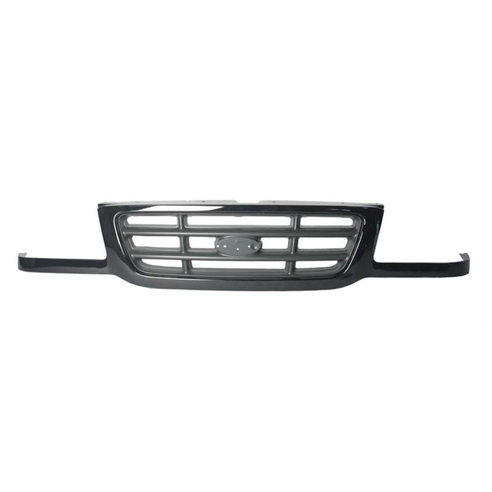 Ford Ranger Grille W/Argent Bars Black Assembly - FO1200393