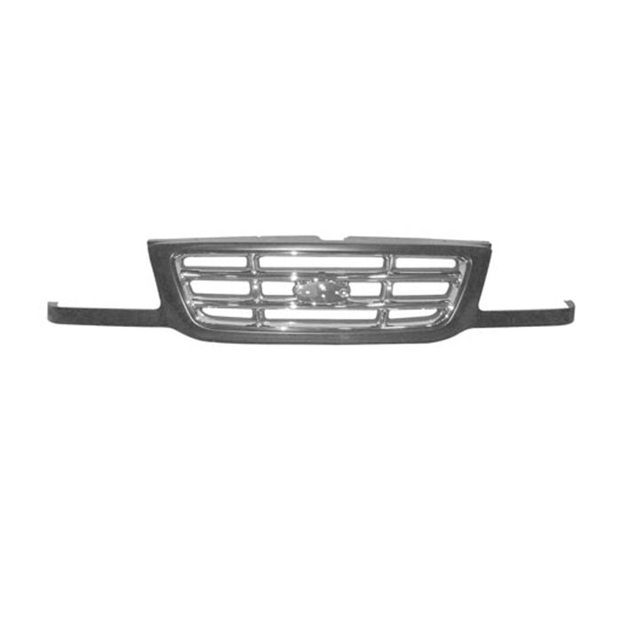 Ford Ranger Grille W/Bright Bars Black Assembly - FO1200394