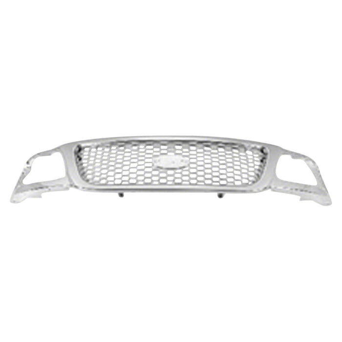 Ford F-150/F-150 Heritage Grille Honeycomb All Chrome Assembly - FO1200407