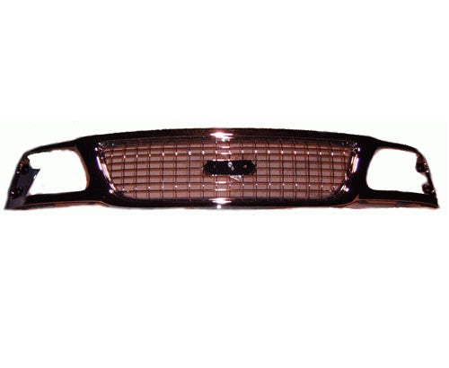 Ford Expedition XLT Grille All Chrome Assembly - FO1200412