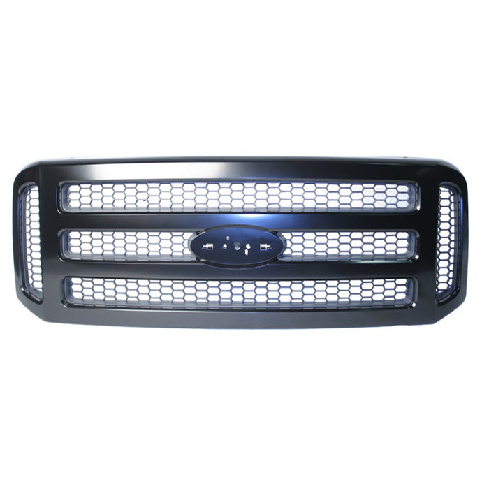 Ford F-250 Super Duty/F-350 Super Duty Lariat/XLT Grille Black W/Code Ud W/O Bright Assembly - FO1200457