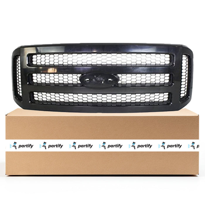 Ford F-250 Super Duty/F-350 Super Duty Lariat/XLT CAPA Certified Grille Vermillion Code F1 W/O Bright Assembly - FO1200472C