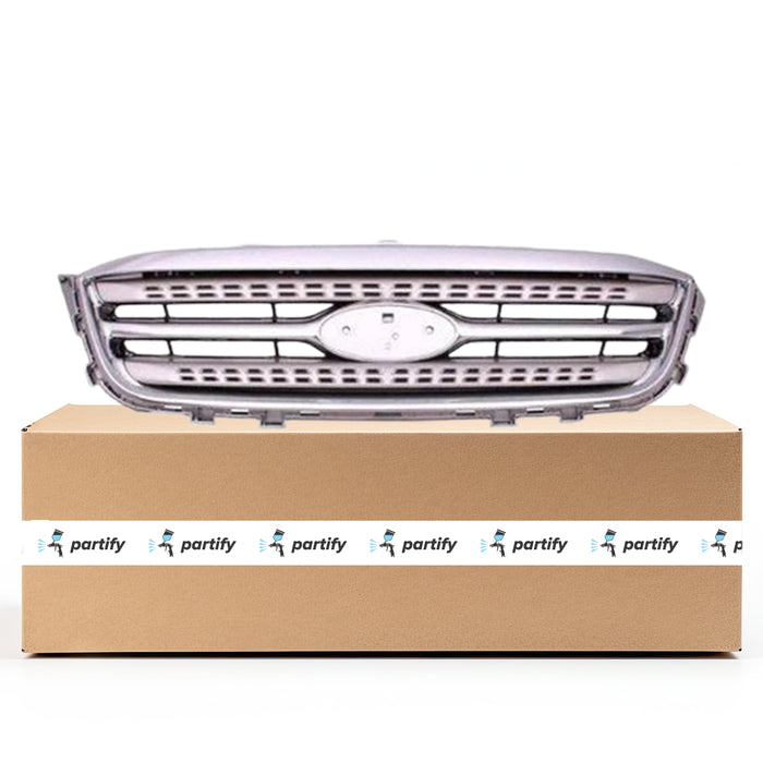 Ford Taurus Sho Grille Painted-Silver With Chrome Moulding - FO1200526